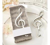 BestAlice 8 Pezzi Apribottiglie Apribottiglie Portatili per Birra Bomboniere per Matrimoni Sinfonia Nota Musicale Apribottiglie Bomboniere per Matrimoni Regali per Feste di Natale e(Argento)