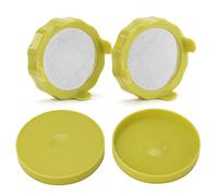 BestAlice Confezione da 4 coperchi per germogliare, coperchio per vasetti in acciaio inox, per barattoli da 86 mm, kit di germinazione per germogli