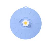 BestAlice Coperchio in silicone con fiori per conservare e cucinare gli alimenti, coperchi in silicone da 26 cm per ciotole e coperture per alimenti, coperchio fresco in silicone per pentole e