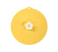 BestAlice Coperchio in silicone con fiori per conservare e cucinare gli alimenti, coperchi in silicone da 26 cm per ciotole e coperture per alimenti, coperchio fresco in silicone per pentole e