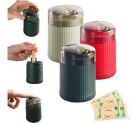 BestAlice Dispenser automatico per stuzzicadenti pop-up da 3 pezzi, dispenser per stuzzicadenti nuovo 2023, scatola creativa portatile stuzzicadenti per cucina domestica (3 colori)