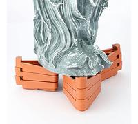 BestAlice Rialzi per Vasi per Piante da Interni Ed Esterni Sollevatore per Piedini per Fiori Previene Macchie e Marciume su Legno, Cemento e Piastrelle(12pz)