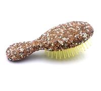 Bestbling Bling - Mini spazzola per capelli portatile con cuscinetto d'aria, per ragazze e bambini, design carino e compatto (dorato)