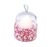 Bestbling Bling, set di spugne per trucco a capsule, spugna a doppio uso, spugna per cipria, a forma di uovo, contenitore antipolvere (rosa)