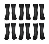 BESTCALZE - Confezione da 6 Paia Calze Uomo Sanitarie Cotone Filo di Scozia, Calzino Uomo Sanitario, Calza Uomo Senza Elastico Per la Circolazione e Diabetici, 100% Made in Italy