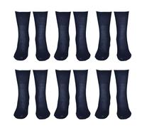 BESTCALZE - Confezione da 6 Paia Calze Uomo Sanitarie Cotone Filo di Scozia, Calzino Uomo Sanitario, Calza Uomo Senza Elastico Per la Circolazione e Diabetici, 100% Made in Italy