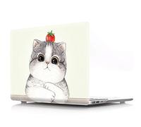 Bestcatgfit [Animal Series PRO 13 2018 2017 2016 Release Hard Shell Custodias with Keyboard Cover per Newest MacBook PRO 13 inch with/Without Touch Bar (Model:A1989,A1706,A1708) - Tomato Cat