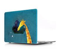 BestCatgift Air 11 Hard Shell Custodia with Keyboard Cover per MacBook Air 11 inch (Models: A1370 And A1465),Giraffe