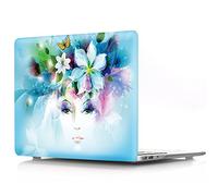 BestCatgift Air 11 Hard Shell Custodia with Keyboard Cover per MacBook Air 11 inch (Models: A1370 And A1465),Flowers Girl-B