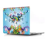 BestCatgift Air 13 Hard Shell Custodia with Keyboard Cover per MacBook Air 13 inch (Models: A1369,A1466) Old Version,Flowers Girl-E