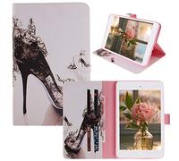 Bestcatgift iPad 4 PU Leather Tablet Wallet Custodia, [Colorful Painting Series] Kickstand Folio Cover per iPad 2/3 - High-Shoes