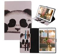 Bestcatgift iPad PRO 10.5 PU Leather Tablet Wallet Custodia, [Colorful Painting Series] Kickstand Folio Cover per iPad Air 2019 - Panda