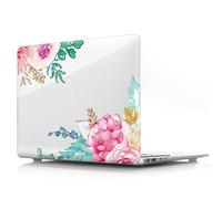 BestCatgift Newest PRO 13 inch Custodia, PRO 13 Clear Transparent Custodia with Flower per Newest MacBook PRO 13 inch with/Without Touch Bar (Model:A1989,A1706,A1708) - O