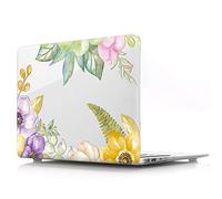 BestCatgift PRO 15 inch Custodia, PRO 15 Clear Transparent Custodia with Flower per Old MacBook PRO 15 inch with CD-Rom (Model: A1286) - N