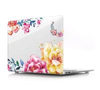 BestCatgift PRO 15 inch Custodia, PRO 15 Clear Transparent Custodia with Flower per Old MacBook PRO 15 inch with CD-Rom (Model: A1286) - M