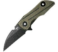Bestech 2500 DELTA S35VN, Nero Stonewash, Titanio, Bronzo BT2006D