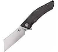 Bestech CUBIS D2, Stone wash+satin, Micarta BG42A