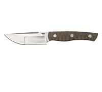 Bestech HEIDIBLACKSMITH#2 S35VN, Hollow grindSatin, Canvas Micarta BFK04C