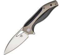 Bestech KOMODO D2, Stonewash+Satin, G10 BG26B