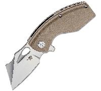Bestech LIZARD D2, Satinato+Bead Blast, Beige G10 BG39C