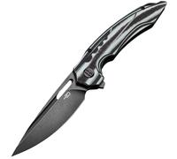 Bestech ORNETTA N690, Black stonewash, Interlayer con Fibra di Carbonio e G10 BL02D