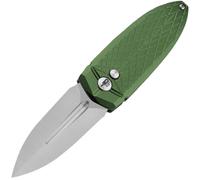 Bestech QUQU 14C28N Satinato Alluminio Verde Button Lock BG57B-2
