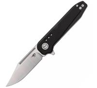 Bestech SYNTAX 154CM, Stone wash+satin, Nero G10 BG41A
