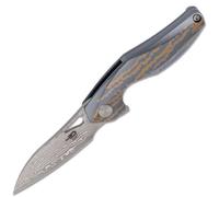 Bestech THE RETICULAN Damascus, /, Titanio, Blu e Colorato BT1810L