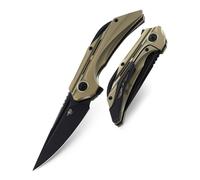 Bestech VIGIL M390, Black Stonewash, Titanio, Oro BT2201E