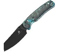 Bestechman Cicada's wing 10Cr15MoV Black PVD Resin BMK06R