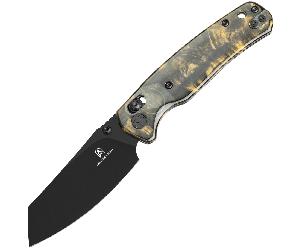 Bestechman Cicada's wing 10Cr15MoV Black PVD Resin BMK06S