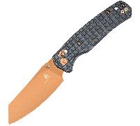 Bestechman CICADA'S WING 10Cr15MoV Bronze PVD with black PVD Stainless steel handle BMK06-S-3