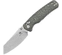 Bestechman CICADA'S WING 10Cr15MoV Satin with grey Micarta handle BMK06-M-3
