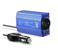 BESTEK 300W Inverter da Auto 12V 220V con 2 Porte USB 4.8 A, Invertitore di Potenza per Carica Phone Pad Tablet Kindle (Onda Sinusoidale Modificata con Multi Protezioni, Accendisigari)
