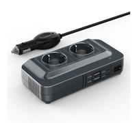 BESTEK Convertitore 12 V 220 V 230 V 200 W Presa accendisigari nero