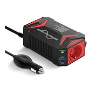 BESTEK Inverter Auto Onda Pura 300W, Trasformatore Inverter 12V a 220V con PD30W e QC18W, 2 USB, Multi Protezioni e Soft Start, Ideale per Auto/Camper, Alimentazione da Accendisigari
