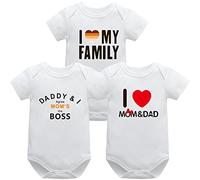 Bestele Body Bambino,Body in Cotone a Manica Corta per Bimba Bambina Bimbo,Ragazzo Ragazza Neonato Unisex-Bimbi Body