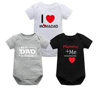 Bestele Body Bambino,Body in Cotone a Manica Corta per Bimba Bambina Bimbo,Ragazzo Ragazza Neonato Unisex-Bimbi Body Abbigliamento Intimo 0 3 6 9 12 18 24 Mesi