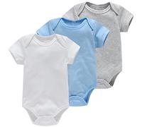 Bestele Body Bambino, Body in Cotone a Manica Corta per Bimbo/Bimba Neonato Unisex-Bimbi, 0-3 Mesi