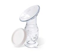 Bestele Tiralatte Manuale, 100ml Silicone Coppa per la Raccolta del Latte Materno Tiralatte per Allattamento e Pappa, BPA Senza Tiralatte Biberon Pompetta Ventosa per L'allattamento