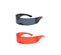 Bestevery 2 Pezzi Protezione Uv Luce, Occhiali Per Eclissi Solare, Sovraocchiali Da Sole Donna, Per Incontri Di Partito, Tendenze Di Design Unico, Stili Adatti Per Varie Occasioni