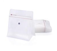 Bestewelry 10 sacchetti per caffè in grani con valvola, trasparenti, richiudibili, con cerniera, 14,5 x 13,5 x 0,1 cm, con fondo piatto, per caramelle, biscotti, snack
