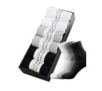 Bestgift - Calzini antimicotici per uomo e donna Calzini Four Seasons Black2+white2+grigio2 Taglia unica