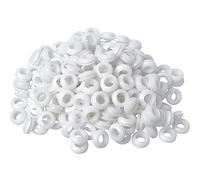 Bestgle 100 Pezzi Passacavi in Gomma, Passacavo in Gomma Set di Tappi Fori, Distanziatore Circolare Isolante Elettrico Kit di Assortimento di Guarnizioni Passacavi per Firewall Cavi