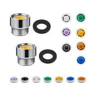 Bestgle 2 Pezzi Flusso Doccia Aeratore, Limitatore Doccia Set, Limitatori di Flusso per Doccia Riduttore Per Soffione Doccia Set Adattatori Regolatori