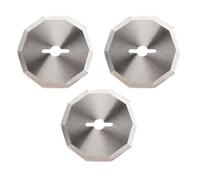 Bestgle 3 lame di ricambio per cuciture, lame rotanti di ricambio per taglierina rotativa, compatibili con Fiskars, Olfa e altri per tessuti, toppa