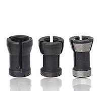 Bestgle 3 pezzi di incisione per taglio macchina Die Grinder Collet Mandrino adattatore convertitore 6 mm 6,35 mm 8 mm