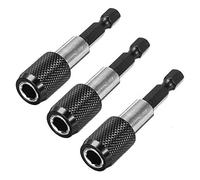 Bestgle 3 x 6,35 mm Hex Portapacchi per cacciavite magnetico, punte per cacciavite a bussola per barra di rilascio rapido, lunghezza 60 mm