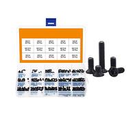 Bestgle 450 pezzi Viti Phillips testa svasata Impronta, set di viti per computer portatile, M2 M2.5 M3 Testa di pulsante in acciaio inox testa viti Phillips