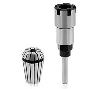 Bestgle Adattatore di estensione per mandrino con codolo da 1/4" e pinza a molla ER16 da 6,5 mm